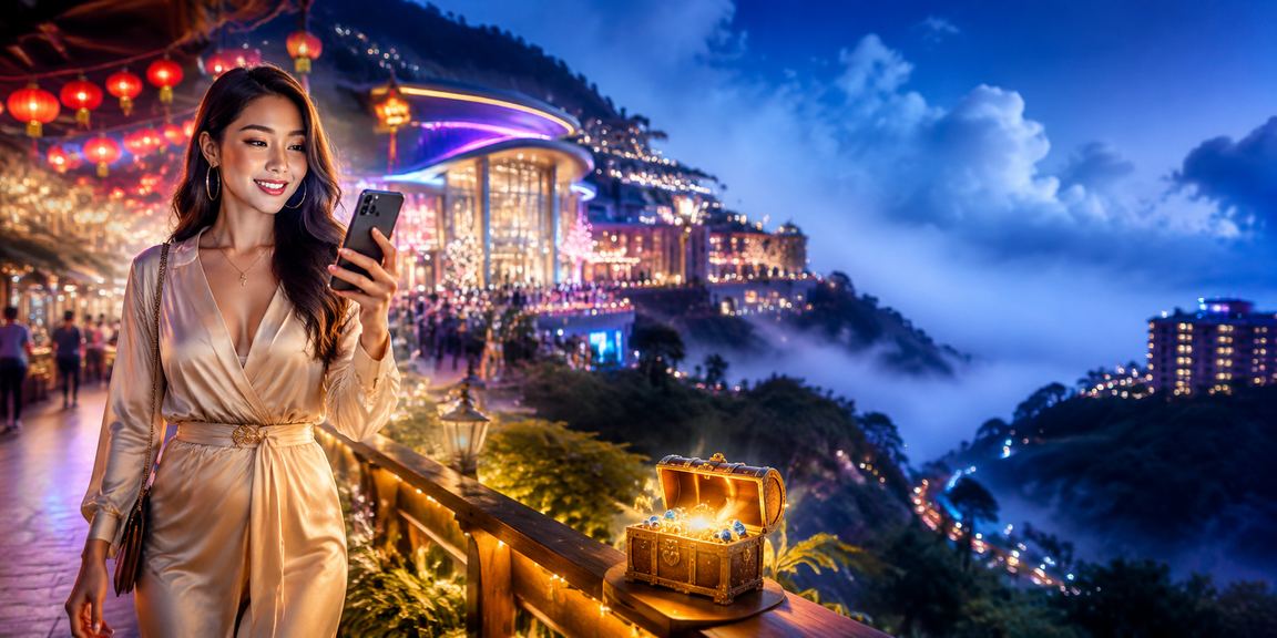 Suasana deposit dan hiburan di Genting Highlands bergaya Melayu