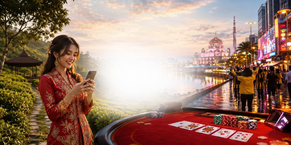 Pemain menikmati baccarat secara selamat di Putrajaya gaya Melayu